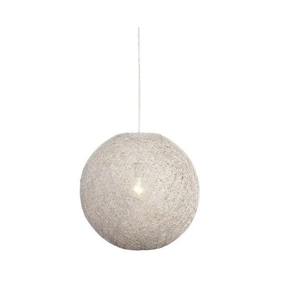 Baltas pakabinamas šviestuvas LABEL51 Twist, ⌀ 30 cm