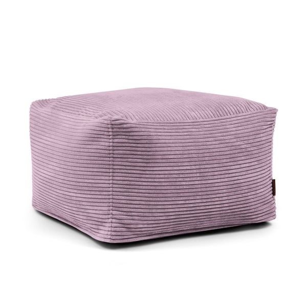 Violetinės spalvos iš kordinio velveto sėdmaišis Softbox MooG – SLOWDOWN