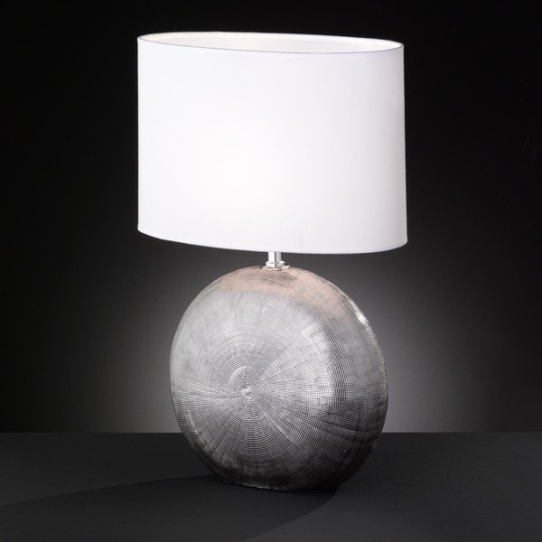 Baltos spalvos stalinis šviestuvas Fischer & Honsel Foro, aukštis 53 cm-image-1