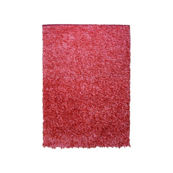 Šviesiai raudonas kilimas Webtappeti Shaggy, 75 x 155 cm-image-1