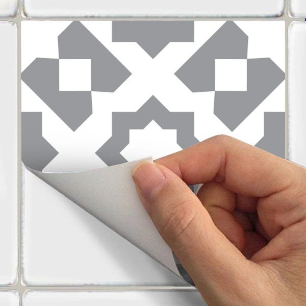 24 "Ambiance" sienų lipdukų rinkinys "Azulejos Badgio", 10 x 10 cm-image-3