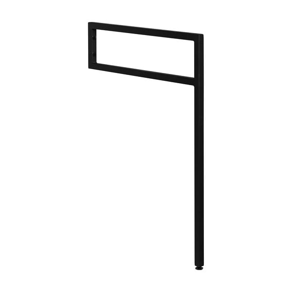 Iš plieno stalviršio atrama juodos spalvos 49x2 cm – Sapho