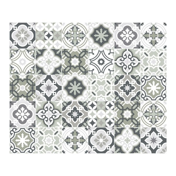 30 sieninių lipdukų rinkinys Ambiance Oslo, 10 x 10 cm-image-2