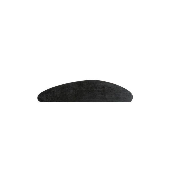Sieninė lentyna iš mango masyvo juodos spalvos 70 cm Ginosa – Light & Living-image-1