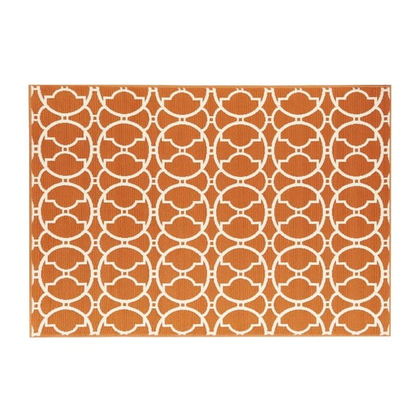 Oranžinis lauko kilimas Floorita Interlaced, 133 x 190 cm-image-2