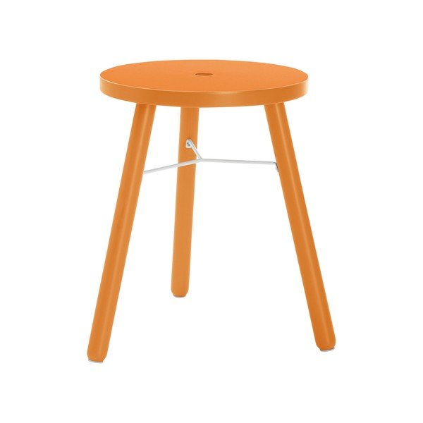 Oranžinės spalvos taburetė Kinna – Jotex