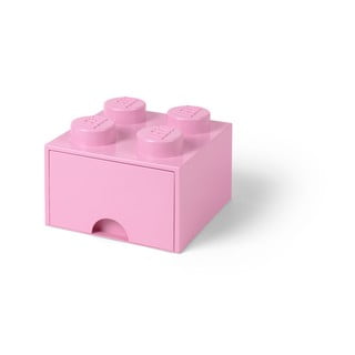 Šviesiai rožinė kvadratinė daiktadėžė LEGO®