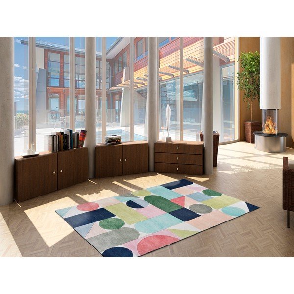 Kilimas su medvilnės priedu Universal Haria Play, 140 x 200 cm-image-1