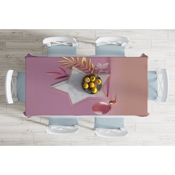 Staltiesė Minimalist Cushion Covers Pink Star, 140 x 180 cm-image-1