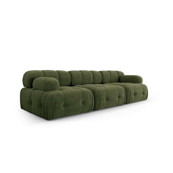Sofa tamsiai žalios spalvos 288 cm Ferento – Cosmopolitan Design-image-3