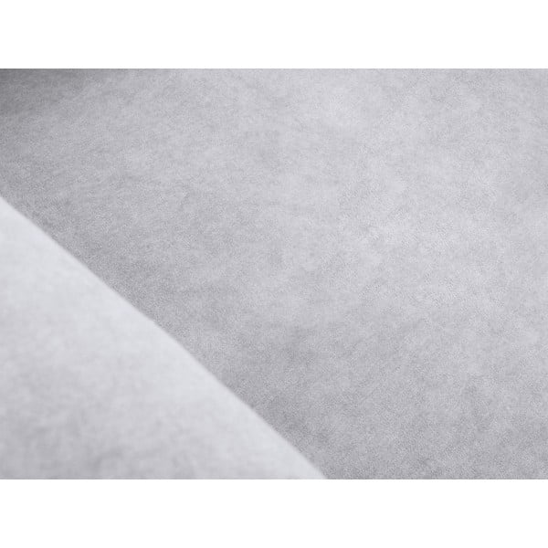 Iš velveto sofa šviesiai pilkos spalvos 242 cm Erin – Micadoni Home-image-1