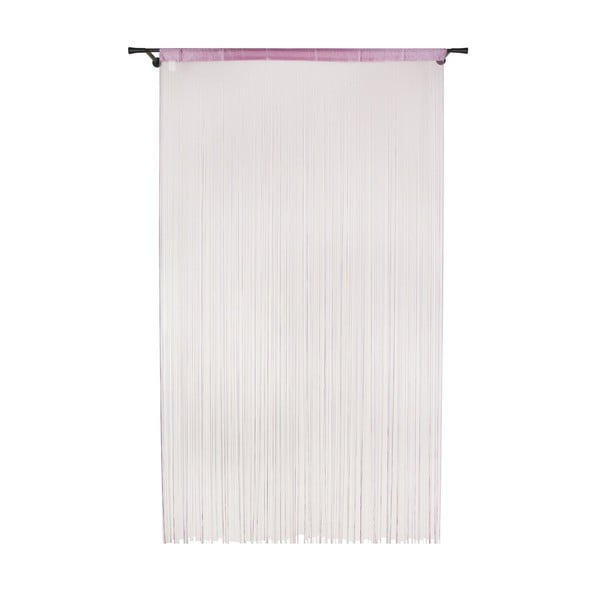 Permatoma užuolaida violetinės spalvos 140x285 cm String – Mendola Fabrics