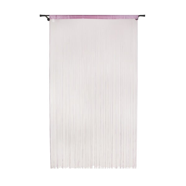 Permatoma užuolaida violetinės spalvos 140x285 cm String – Mendola Fabrics