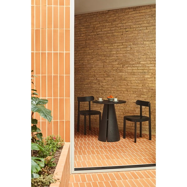 Apvalios formos valgomojo stalas su uosio dekoro stalviršiu ø 65 cm Cep – Teulat-image-2