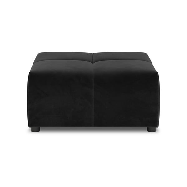 Juodo aksomo sofos modulis Rome Velvet - Cosmopolitan Design-image-2