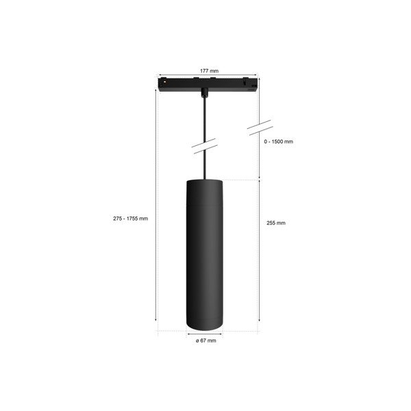 Išmanus kabantis šviestuvas LED 5 W Perifo – Philips Hue-image-1
