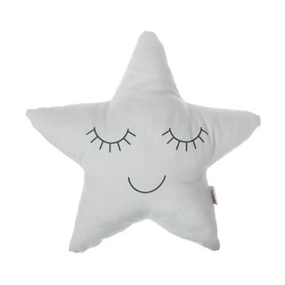 Šviesiai pilka vaikiška pagalvė su medvilne Mike & Co. NEW YORK Pillow Toy Star, 35 x 35 cm