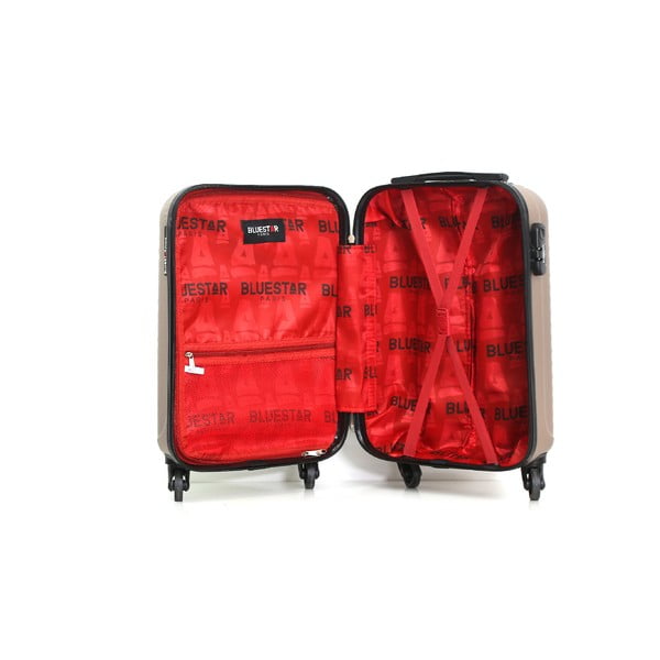 Smėlio spalvos lagaminas su ratukais Bluestar Atlanta, 32 l-image-1