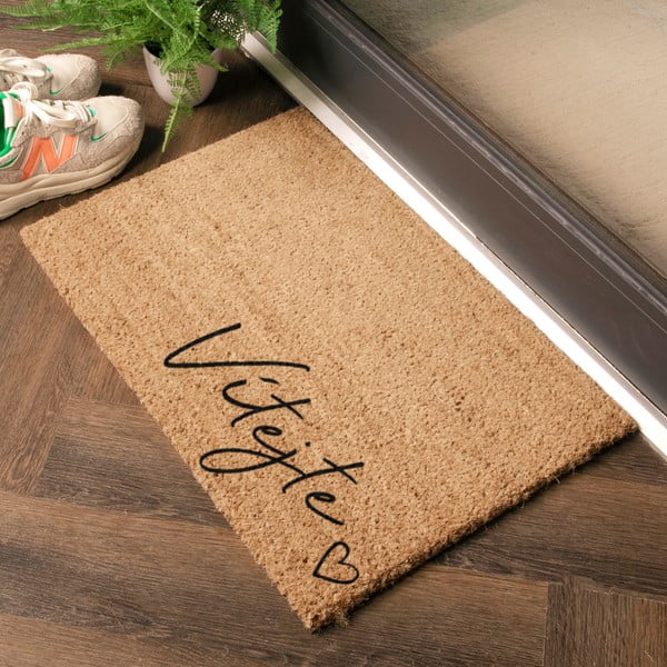 Iš kokoso pluošto grindų kilimėlis 40x60 cm Vítejte – Artsy Doormats-image-1