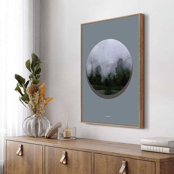 Paveikslas 50x70 cm Water Circle - Malerifabrikken-image-1