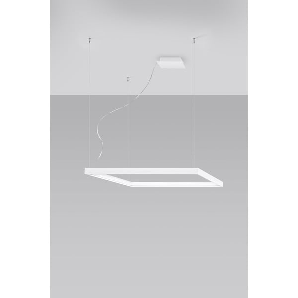 Baltas LED pakabinamas šviestuvas 80x80 cm Aura - Nice Lamps