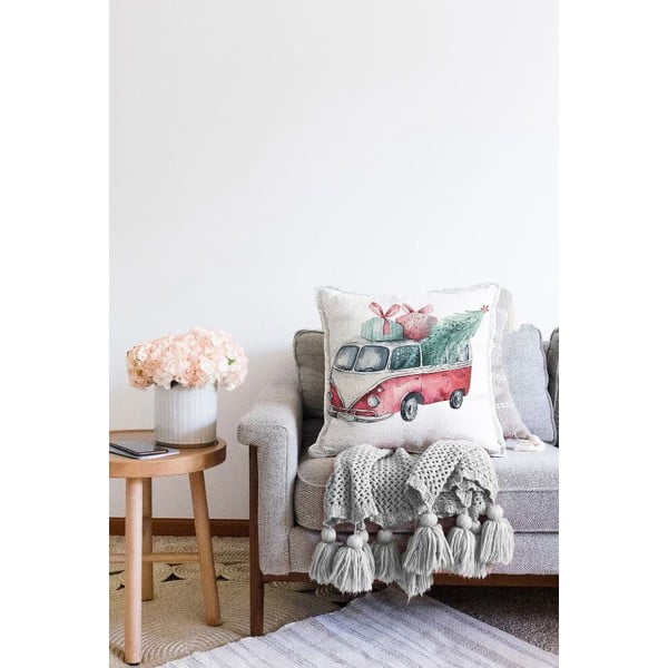 Dekoratyvinis pagalvės užvalkalas su Kalėdų motyvu 43x43 cm – Mila Home-image-2