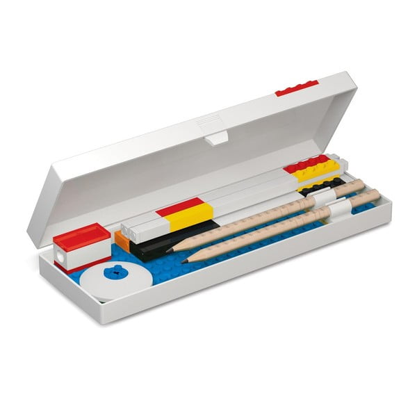 Pieštukinė su minifigūrėle ant raudono pagrindo LEGO® Stationery