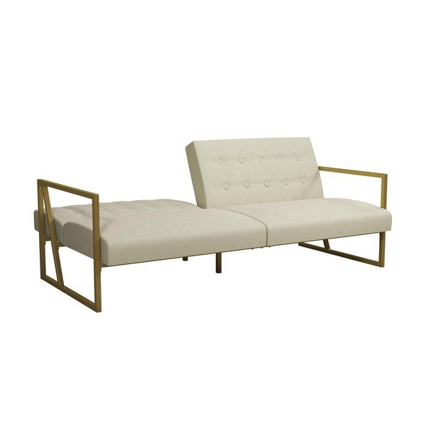 Smėlio spalvos sofa iš velveto 185 cm Lexington – Støraa-image-4