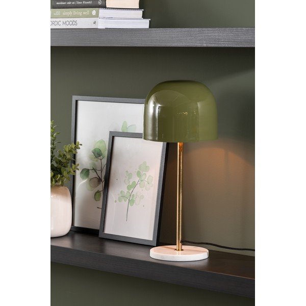 Stalinis šviestuvas khaki spalvos (aukštis 50 cm) su metaliniu gaubtu Manta – Leitmotiv-image-1