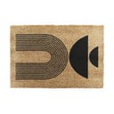 Iš kokoso pluošto grindų kilimėlis 40x60 cm Half Moon – Artsy Doormats