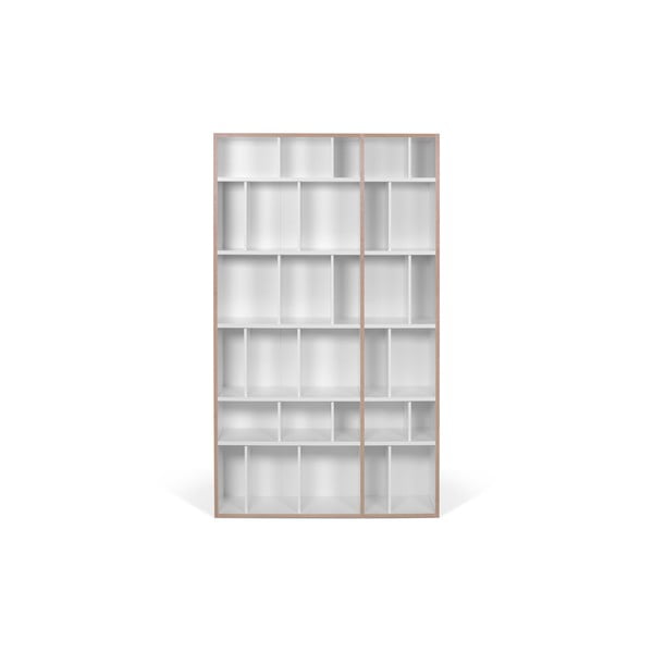 Balta knygų spinta, plotis 108 cm Group - TemaHome