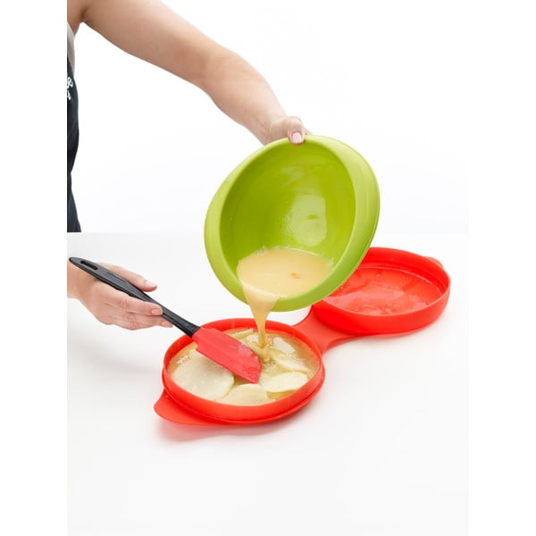 Raudona silikoninė omleto forma Lékué Ispanų-image-2