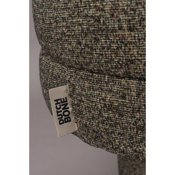 Rudos spalvos iš boucle suolas Fern – Dutchbone-image-4