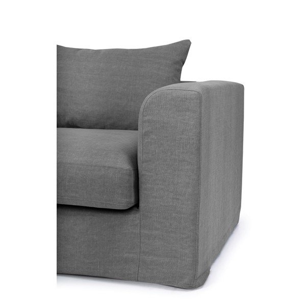 Tamsiai pilka sofa su šezlongu dešinėje pusėje "Scandic Portland-image-1
