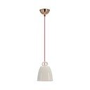 Baltos spalvos vaikiškas pakabinamas šviestuvas su keramikiniu gaubtu Sewilla – Candellux Lighting