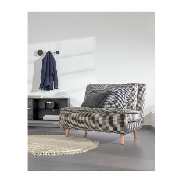 Juoda metalinė sieninė kabykla Kave Home Vianela, 41 x 10 cm-image-3