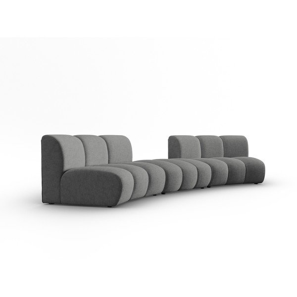 Sofa pilkos spalvos 367 cm Lupine – Micadoni Home-image-2