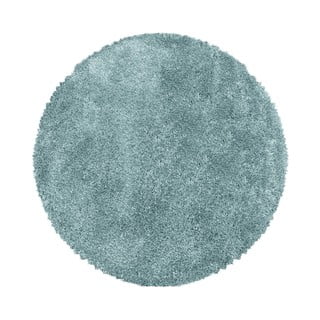 Apvalios formos kilimas mėlynos spalvos ø 80 cm Fluffy – Ayyildiz Carpets