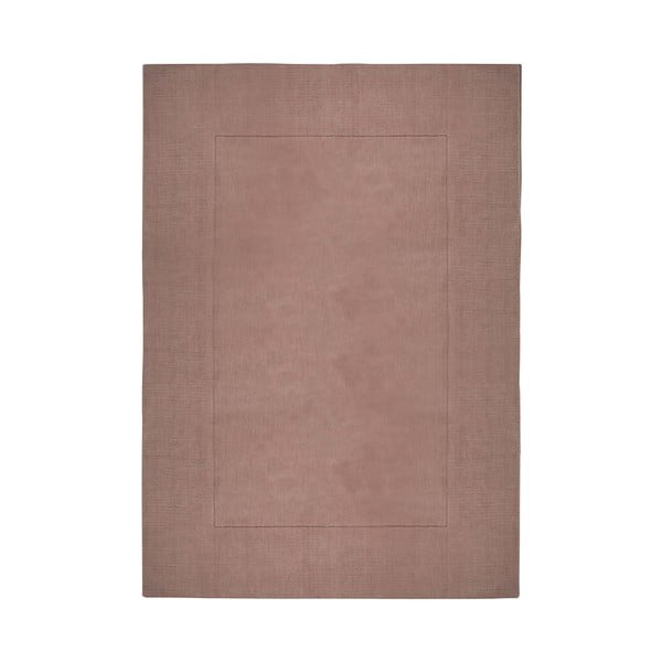 Rožinis vilnonis kilimas Flair Rugs Siena, 80 x 150 cm