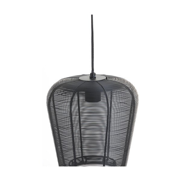 Juodas lubinis šviestuvas ø 23 cm Adeta - Light & Living-image-3