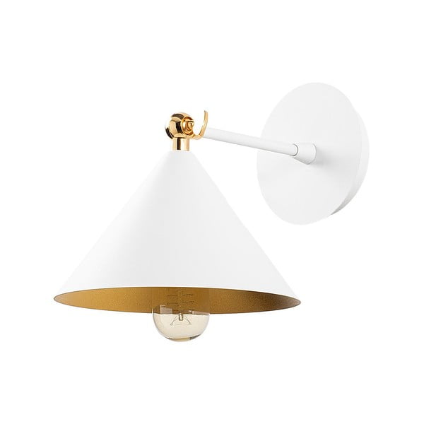 Sieninė lempa baltos spalvos Berceste – Opviq lights