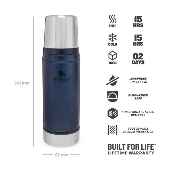 Termosas su puodeliu mėlynos spalvos 470 ml – Stanley-image-3