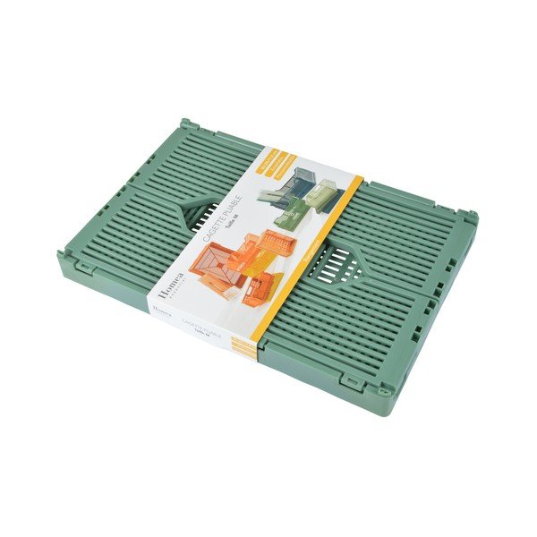 Daiktadėžė iš plastiko šviesiai žalios spalvos 30x20x11.5 cm – Homéa-image-2