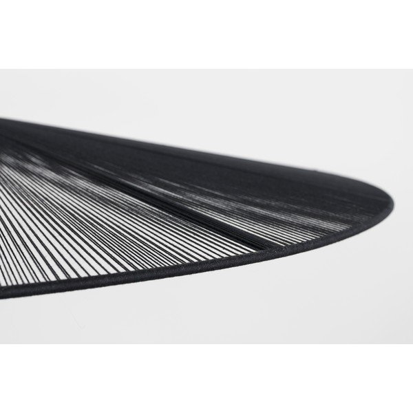 Juodos spalvos kabantis šviestuvas su pritemdymo funkcija ø 80 cm Belle – Zuiver-image-4