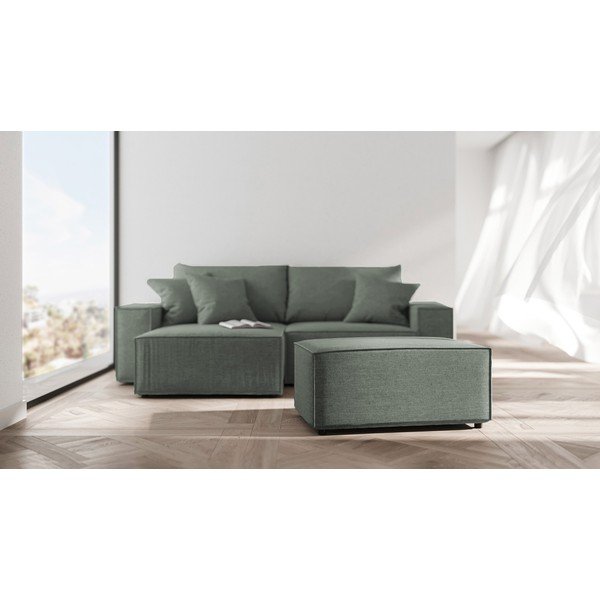 Taburetė žalios spalvos Melow – Ghado-image-3