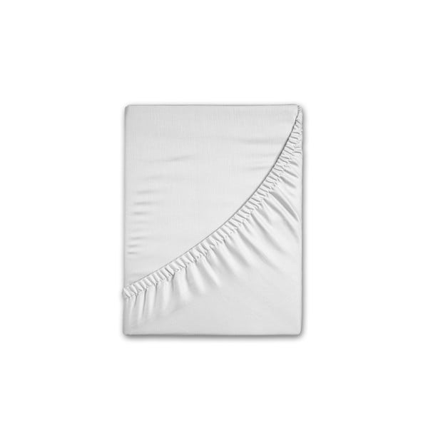 Iš flanelės paklodė baltos spalvos su guma 90x200 cm – Good Morning