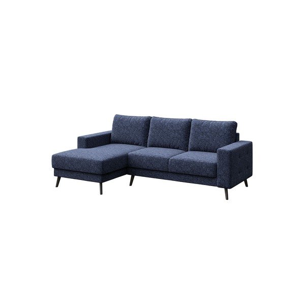 Kampinė sofa tamsiai mėlynos spalvos (su kairiuoju kampu) Fynn – Ghado-image-2