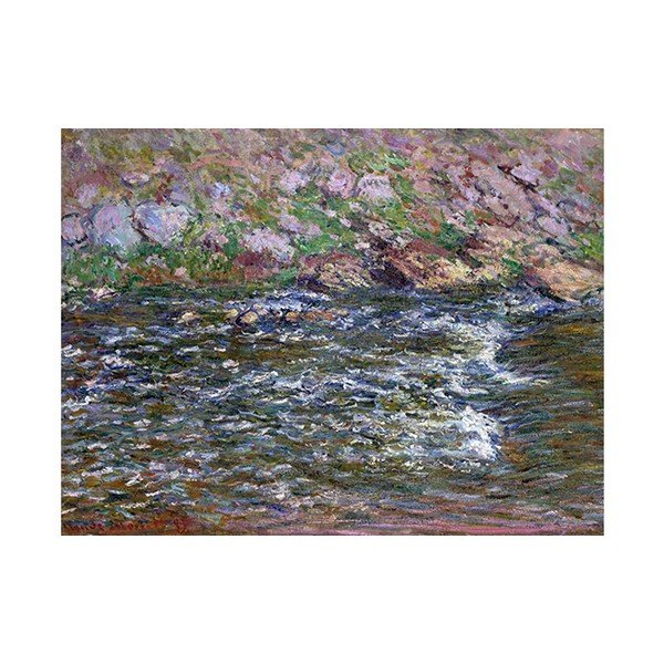 Klodas Monė - Greitkelis prie Petite Creuse upės ties Fresselines, 40x30 cm