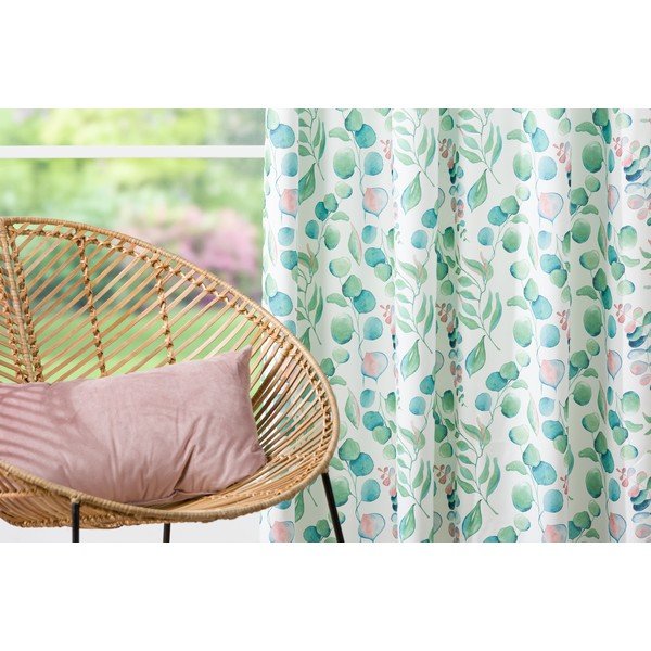 Užuolaida žalios spalvos 140x260 cm Marema – Mendola Fabrics-image-3