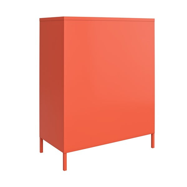 Oranžinė metalinė dėžutė Novogratz Cache, 80 x 102 cm-image-3